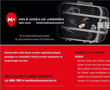 Illegale handel in dieren